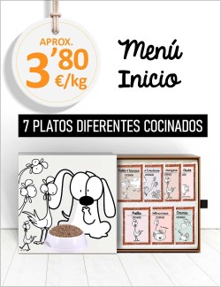 Menú Inicio COCINADO de 5 a 40kg